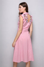Callie Striped Vintage Dress