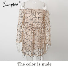 Simplee Apparel Sexy off shoulder sequin tassel summer dress 2016 beach party short dress Women backless vintage dress vestidos