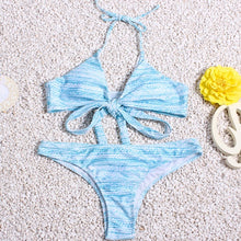 Brazilian Bikini set String Reversible Bathing Suit Halter High Neck Bikinis Women Swimwear Swimsuit Biquinis maillot de bain