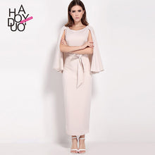 Haoduoyi  Womens 2017 Summer White Backless Sexy Elegant Maxi Dress Party Casual Bodycon Slim Boho Long  Dresses for wholesale