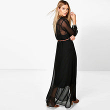 DOMODA Bohemian Dress Women Clothing Floral Print Embroidery Boho Dresses Loose Casual Elegant Maxi Dress Vestidos Female