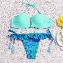 Brazilian Bikini set String Reversible Bathing Suit Halter High Neck Bikinis Women Swimwear Swimsuit Biquinis maillot de bain