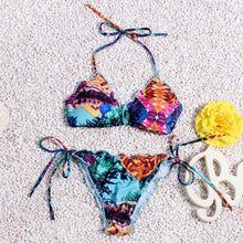 Brazilian Bikini set String Reversible Bathing Suit Halter High Neck Bikinis Women Swimwear Swimsuit Biquinis maillot de bain