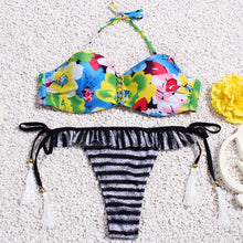 Brazilian Bikini set String Reversible Bathing Suit Halter High Neck Bikinis Women Swimwear Swimsuit Biquinis maillot de bain