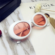 Clout Goggles Kurt Cobain Sunglasses Transparent Clear Lenses Glasses Vintage NIRVANA Oval Eyewear Fashion Classic Sun Glasses