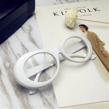 Clout Goggles Kurt Cobain Sunglasses Transparent Clear Lenses Glasses Vintage NIRVANA Oval Eyewear Fashion Classic Sun Glasses