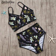 High Waist Bikini 2017 Swimwear Women Bandage Brazilian Bikinis Set  Push Up Swimsuit Beach Swimming Women Biquini Bathing Suits