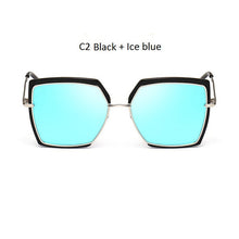 Cat Eye Pink Sunglasses Woman Shades Mirror Female Square Sun Glasses For Female Coating Gafas 2018 Fashion Brand Sunglasses Men
