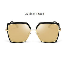 Cat Eye Pink Sunglasses Woman Shades Mirror Female Square Sun Glasses For Female Coating Gafas 2018 Fashion Brand Sunglasses Men