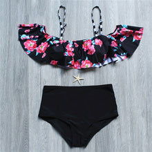 High Waist Swimwear Women Swimsuit Plus Size Bikini 2017 Brazilian Bikini Set Bandeau Bathing Suit Push Up Beachwear Biquini XXL