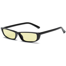 Vintage Rectangle Sunglasses Women Brand Designer Small Frame Sun Glasses Retro Black Eyewear