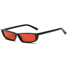 Vintage Rectangle Sunglasses Women Brand Designer Small Frame Sun Glasses Retro Black Eyewear