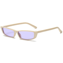 Vintage Rectangle Sunglasses Women Brand Designer Small Frame Sun Glasses Retro Black Eyewear