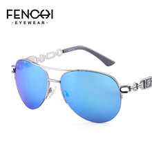FENCHI Sunglasses Women Driving Pilot Classic Vintage Eyewear Sunglasses High Quality Metal Brand Designer Glasses Oculos De Sol