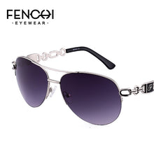 FENCHI Sunglasses Women Driving Pilot Classic Vintage Eyewear Sunglasses High Quality Metal Brand Designer Glasses Oculos De Sol