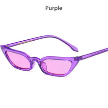 YOOSKE Cat Eye Sunglasses Small Size Modern Retro Designer Women Sun Glasses