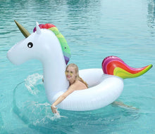 Inflatable Unicorn Swimming Ring Pool Float Pool Swimming Floating Pool Inflatable Toys Adult Inflatable Unicorn Swim Ring Boia