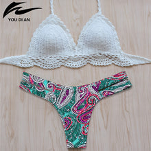 Bikini 2017 New Vintage Swimwear Women Sexy Crochet Bikini Swimsuit Hot Handmade Knitted Bathing Suit Swimsuit maillot de bain