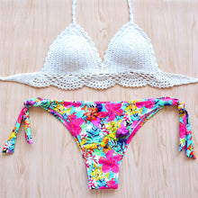 Bikini 2017 New Vintage Swimwear Women Sexy Crochet Bikini Swimsuit Hot Handmade Knitted Bathing Suit Swimsuit maillot de bain