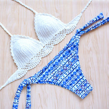 Bikini 2017 New Vintage Swimwear Women Sexy Crochet Bikini Swimsuit Hot Handmade Knitted Bathing Suit Swimsuit maillot de bain