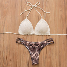 Bikini 2017 New Vintage Swimwear Women Sexy Crochet Bikini Swimsuit Hot Handmade Knitted Bathing Suit Swimsuit maillot de bain