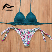 Bikini 2017 New Vintage Swimwear Women Sexy Crochet Bikini Swimsuit Hot Handmade Knitted Bathing Suit Swimsuit maillot de bain