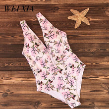 WEIXIA 2018 Hot Sexy One Pieces Solid Up 8629 Sexy Women Back tape cross Swimwear  Women One Piece Swimsuit Lovely Girl Super