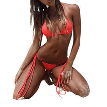 Vertvie 2017 Brand Yellow Women Sexy Brazilian Thong Bikini Swim Set Swimwear Low Waist Swimsuit Beach Bikini Swim Bathing Suit
