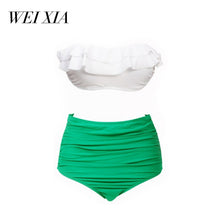 WEIXIA 2018 Sexy Bandeau Bikinis Women Swimsuit WX15060 Bikini Set Beach Bathing Suit Push Up Swimwear Hot Biquini Swim Wear