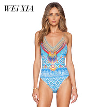WEIXIA 2018  Hot Sell Sexy Women 1601 Swimsuit Brazilian Women Swimwear  Sexy One Piece Swimsuit Lovely Girl